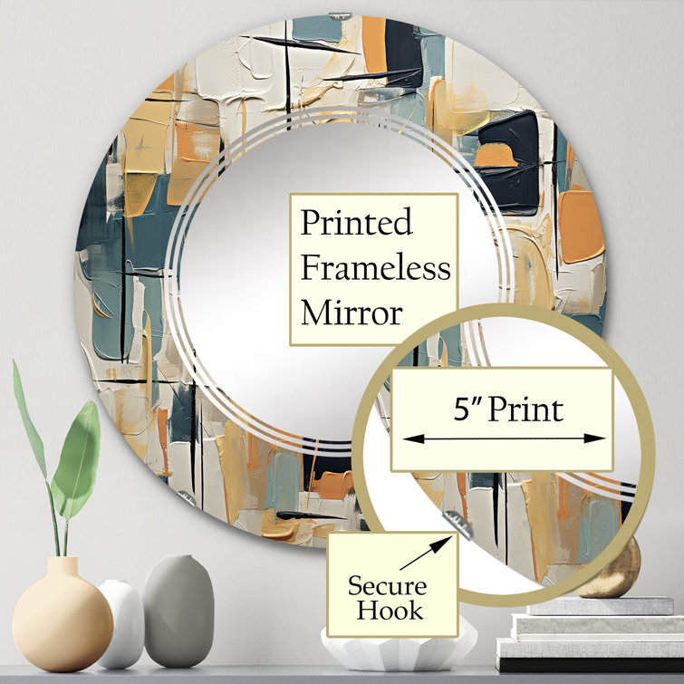 Brookstone Round Wall Mirror